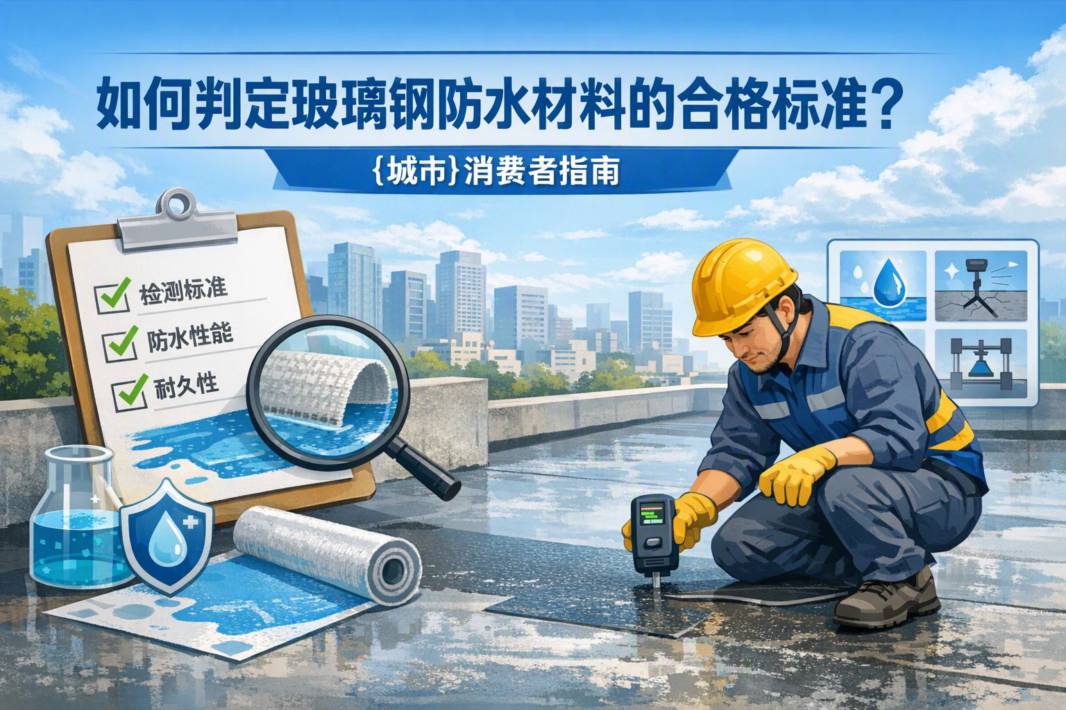 如何判定玻璃钢防水材料的合格标准？ 烟台 消费者指南