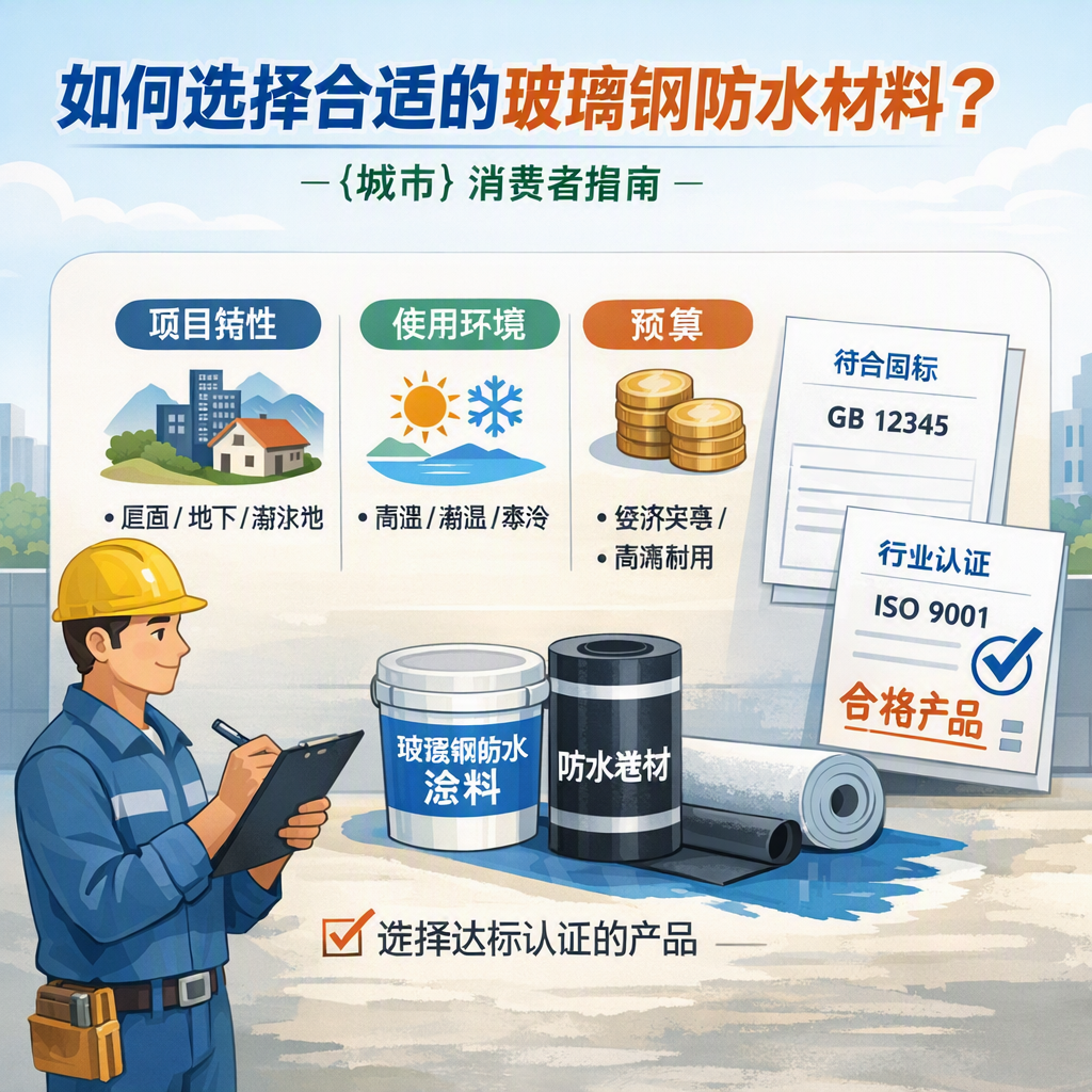 如何判定玻璃钢防水材料的合格标准? 烟台 消费者指南