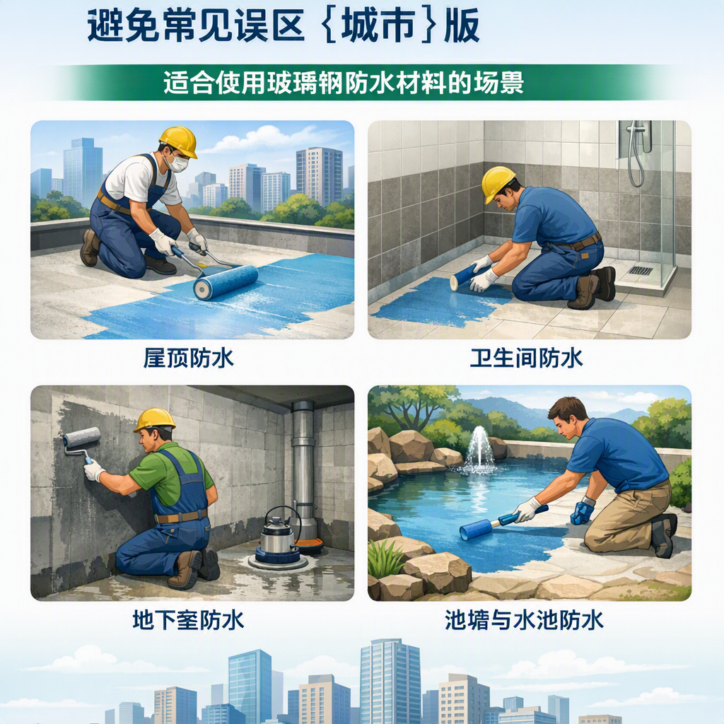 玻璃钢防水材料施工注意事项,避免常见误区 烟台 版