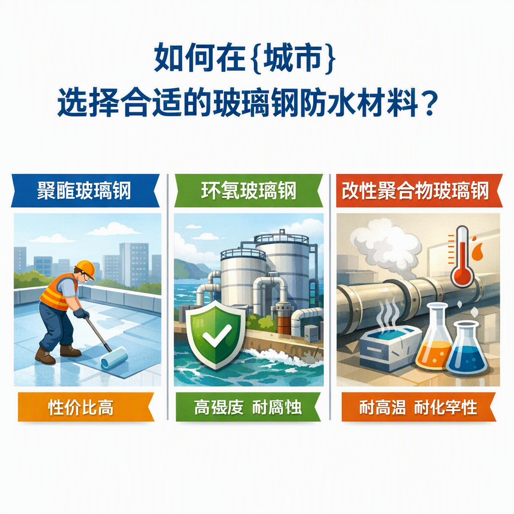 如何在烟台选择合适的玻璃钢防水材料?