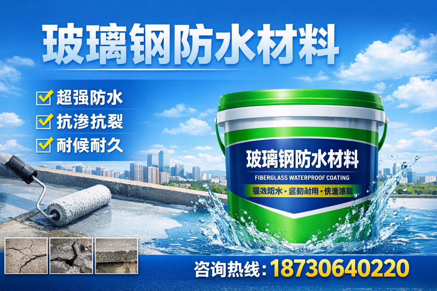 如何选择适合的玻璃钢防水材料？烟台 采购指南
