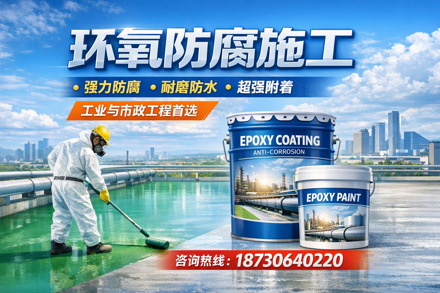 在 烟台 进行环氧防腐施工的注意事项