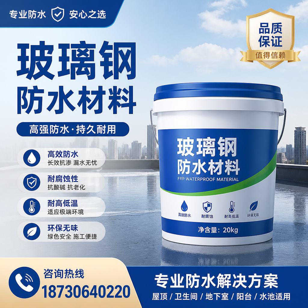 了解玻璃钢防水材料的市场趋势,烟台 企业不可不知